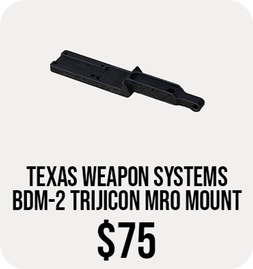TEXAS WEAPON SYSTEMS BDM-2 TRIJICON MRO