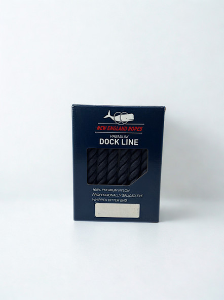 NEW ENGLAND ROPES 60542000050 DOCKLINE 5/8 X 50 NYLON BLACK part number c6054-20-00050