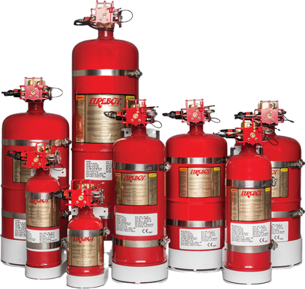 Low Profile MA2 Series Extinguisher [227 Gas]