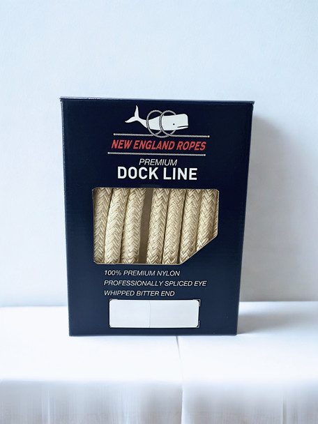 New England Ropes 50501200015 Dockline Db 3/8 X 15Ft White