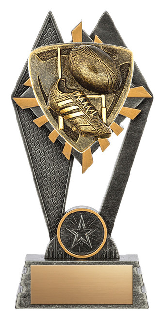 Pinnacle Series Rugby Trophy — 7 inches