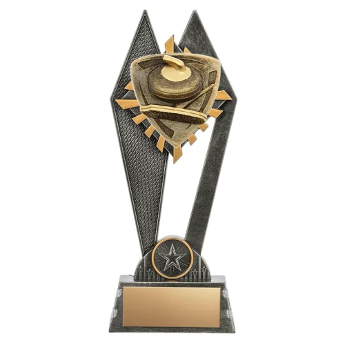 Pinnacle Series Curling Trophy — 7 inches
