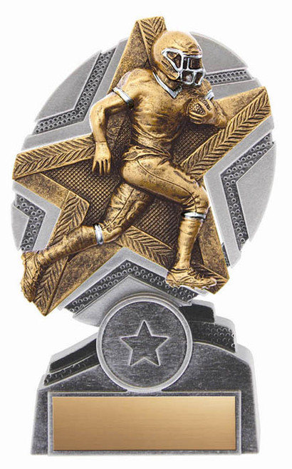 Pro-Star Series Football Award - XPQ06 — 5 inches