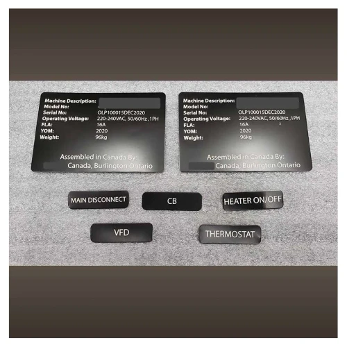 Equipment Plate