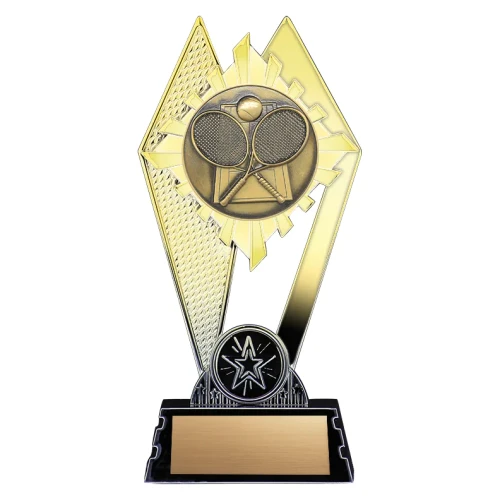 Citadel Series Gold Tennis Trophy - XGPA9215 — 7 inches