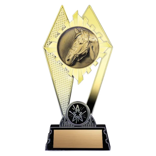 Citadel Series Gold Horses Trophy - XGPA9243 — 7 inches