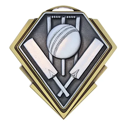 Diamond Series Cricket Medal