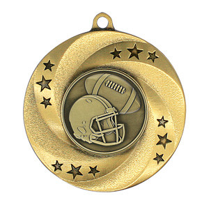 Matrix Series Football Medal; example colour combination.