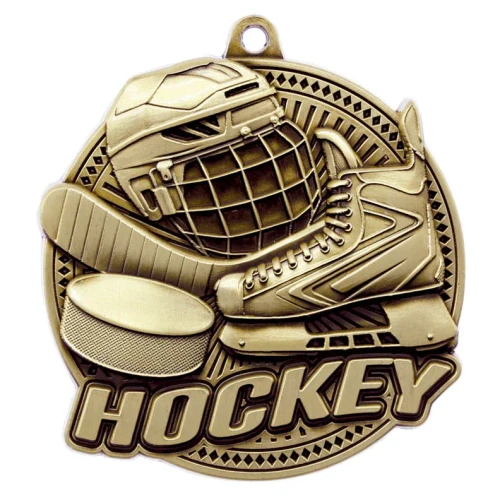 Tempo Series Hockey Medal - MSK10 — 2.25 dia