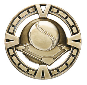 MSP 400 Series Baseball / Softball Medal - MSP402 — 2.5 dia