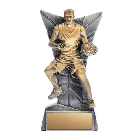 Delta Basketball Male Trophy — 5.75 inches