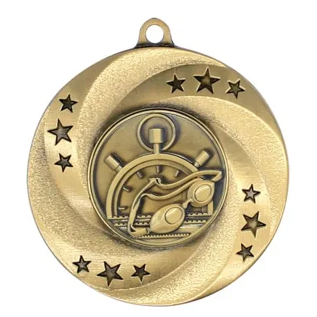Matrix Series Swimming Medal; example colour combination.