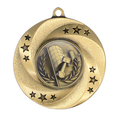 Matrix Series Motorsports Medal; example colour combination.