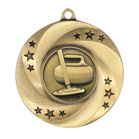 Matrix Series Curling Medal; example colour combination.