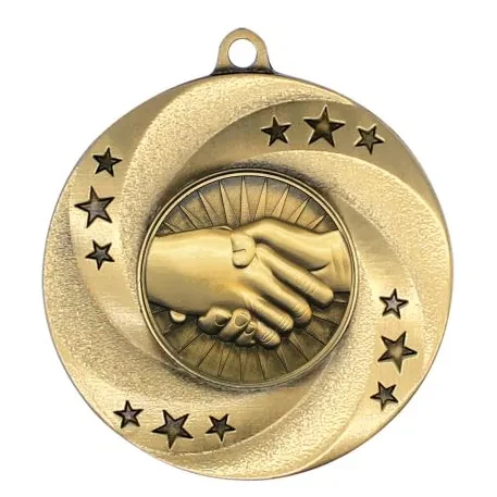 Matrix Series Handshake Medal; example colour combination.