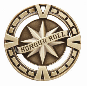 Varsity Series Honour Roll Medal — 2.5 inches diameter