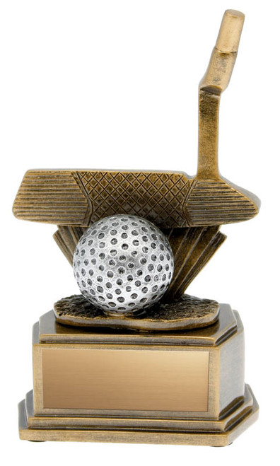 Golf Putter Resin Award — 5.875 inches