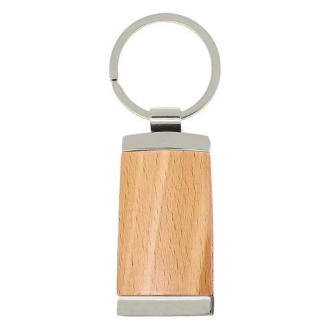 Maple Key Chain Rectangular