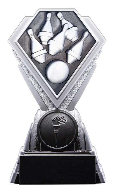 Diamond Series 5 Pin Bowling Trophy — 5 inches