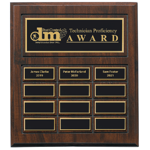 Cherry Finish Perpetual Plaque — 11 3/4" x 13 3/4"