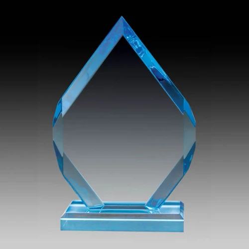 Sapphire Series Blue Arrowhead Acrylic Award — 7 3/4"
