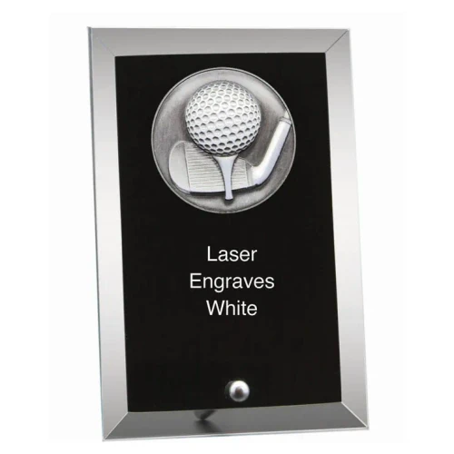 Glass Plaque – Golf — 6 x 4 inches