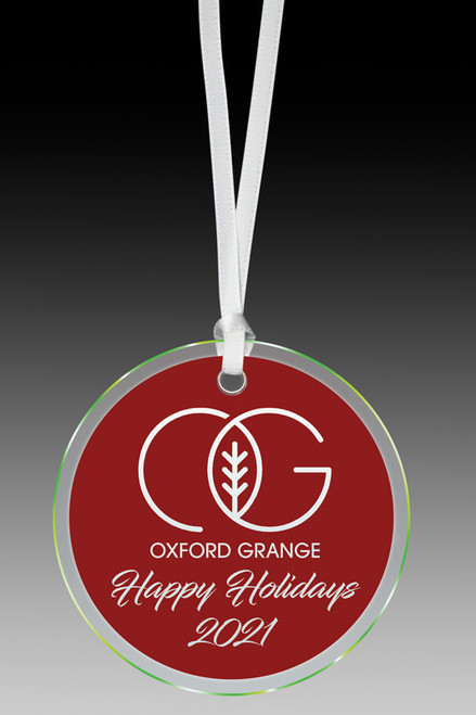 Ornaments - GLX325RD — 3" Dia.