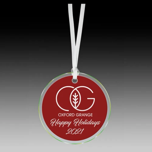 Ornaments - GLX325RD — 3" Dia.