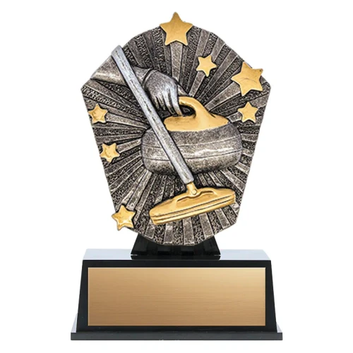 Cosmos Series Curling Award - XRCS2835 — 4.75 inches