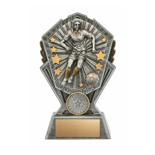 Cosmos Female Soccer Award — 6 inches