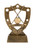 Star Shield Golf Award - A1062 — 8 inches