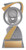 Apollo Series Basketball Trophy - XPDA5303 — 6 inches