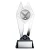 Citadel Series Silver Billiards Trophy - XGPA8836 — 9 inches
