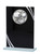 Black Reflection Baseball / Softball Glass Plaque - GLMP95302-BK — 7 inches