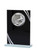Black Reflection Hockey Glass Plaque - GLMP95310-BK — 6 inches