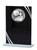 Black Reflection Academic Glass Plaque - GLMP95312-BK — 7 inches