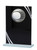 Black Reflection Volleyball Glass Plaque - GLMP95317-BK — 7 inches