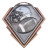 Diamond Series Football Medal - MMD806 — Antique Bronze