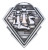Diamond Series Chess Medal - MMD811 — Antique Silver