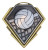 Diamond Series Volleyball Medal - MMD817 — 3" x 3"