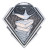 Diamond Series Academic Medal - MMD825 — Antique Silver