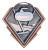 Diamond Series Curling Medal - MMD835 — Antique Bronze