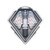 Diamond Series Motorsports Medal - Antique Silver