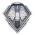 Diamond Series Motorsports Medal - Antique Silver