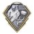 Diamond Series Female Hockey Medal - Antique Gold