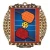 MML 6000 Series Pickleball Medal - MML6058 — 3 1/2" x 3 1/2"