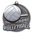 Tempo Series Volleyball Medal - MSK17 — Antique Silver