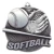 Tempo Series Baseball / Softball Medal - MSK26 — Antique Silver