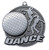 Tempo Series Dance Medal - MSK54 — Antique Silver
