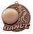 Tempo Series Dance Medal - MSK54 — Antique Bronze